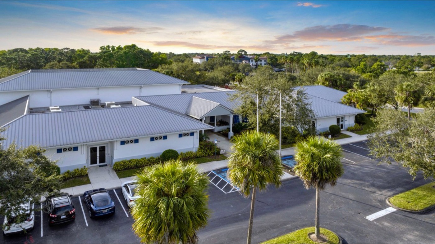 An aerial view of the Sunlight PGA Village campus.